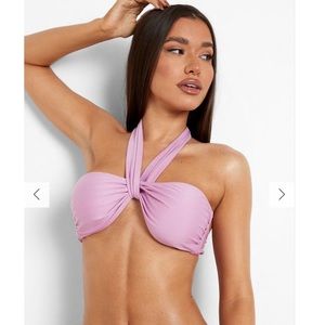 Lilac Halterneck Bikini Top